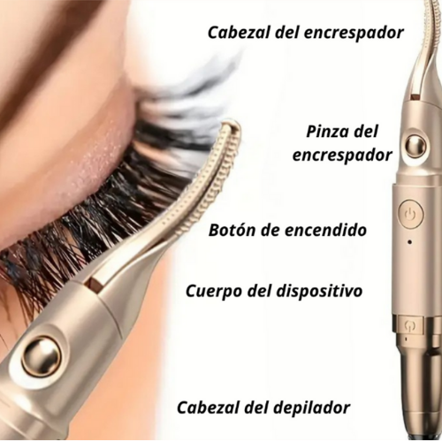 DEPILADOR Y ENCRESPADOR 2 EN 1