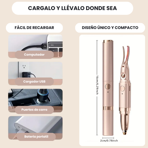 DEPILADOR Y ENCRESPADOR 2 EN 1